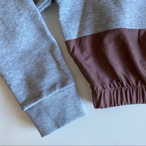 FILA Dora Cropped Iridescent Fleece Cropped Hoodie Sweatshirt Y2K style - Picture 6 of 12